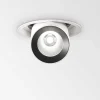 Faretti Da Incasso-Ideal Lux nova fi 30w 4000k faretto da incasso led orientabile estraibile bianco