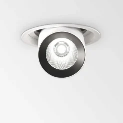 Faretti Da Incasso-Ideal Lux nova fi 30w 4000k faretto da incasso led orientabile estraibile bianco