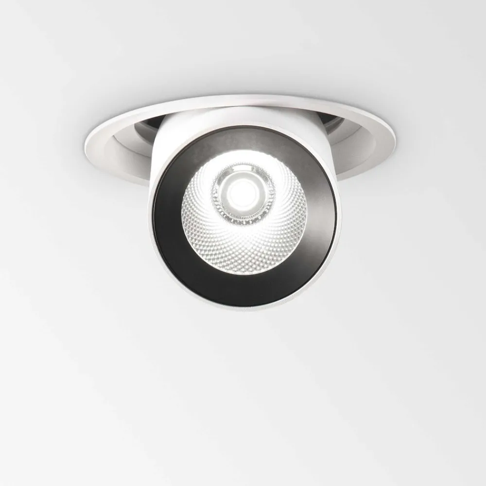Faretti Da Incasso-Ideal Lux nova fi 30w 4000k faretto da incasso led orientabile estraibile bianco