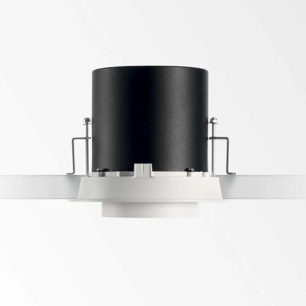 Faretti Da Incasso-Ideal Lux nova fi 30w 4000k faretto da incasso led orientabile estraibile bianco