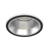 Faretti Da Incasso-Ideal Lux off fi led 42w 3000k faretto led incasso tondo nero