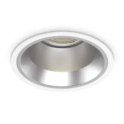 Faretti Da Incasso-Ideal Lux off fi led 28w 3000k faretto da incasso bianco tondo