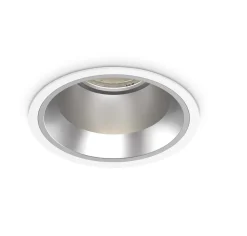 Faretti Da Incasso-Ideal Lux off fi tondo bianco faretto led incasso 15w 4000k
