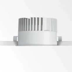 Faretti Da Incasso-Ideal Lux off fi tondo bianco faretto led incasso 15w 4000k