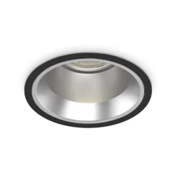 Faretti Da Incasso-Ideal Lux off fi 42w 4000k faretto led da incasso per interno rotondo nero