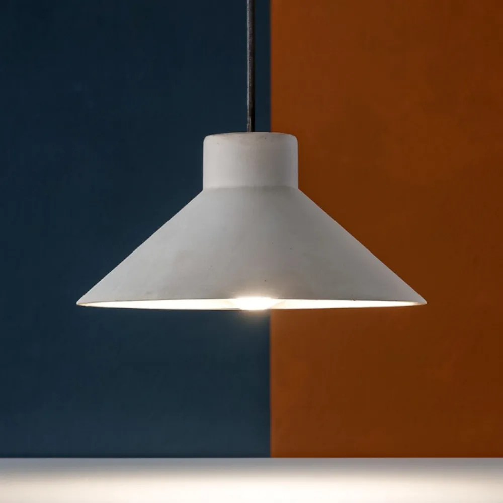 Lampade A Sospensione-Ideal Lux oil-6 sp1 lampada a sospensione per isola cucina effetto cemento