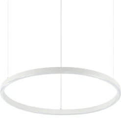Lampadari Moderni-Ideal Lux oracle slim sp d050 round bianco lampadario led 30w 3000k