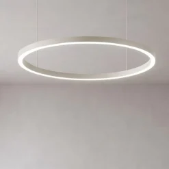 Lampadari Moderni-Ideal Lux oracle slim sp d070 round led 3000k lampadario bianco