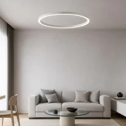 Lampadari Moderni-Ideal Lux oracle slim sp d070 round led 3000k lampadario bianco