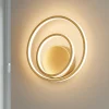 Applique Da Parete-Ideal Lux oz ap on-off 2700k applique design moderno ottone led