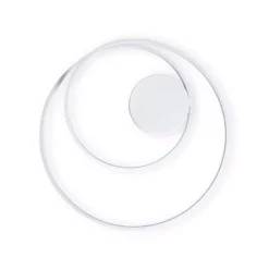 Plafoniere Moderne-Ideal Lux oz pl on-off bianco plafoniera da soffitto led 48w 3000k design moderna