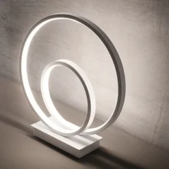 Abat Jour-Ideal Lux oz tl on-off 2700k abat jour da comodino bianca led