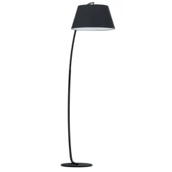 Lampade Da Terra-Ideal Lux pagoda pt1 piantana arco nera moderna