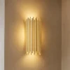 Applique Da Parete-Ideal Lux pan ap2 applique lampada da parete metallo oro design