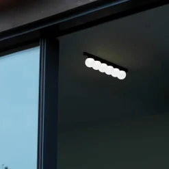 Plafoniere Moderne-Ideal Lux ping pong pl6 plafoniera rettangolare 6 sfere led 182 3000k