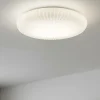 Plafoniere Moderne-Ideal Lux plafoniera atrium pl d45 vetro bianco plisse' led 21w 3000k