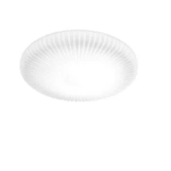 Plafoniere Moderne-Ideal Lux plafoniera atrium pl d45 vetro bianco plisse' led 21w 3000k