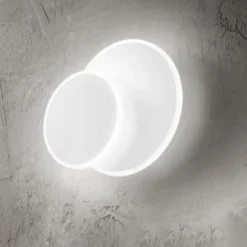 Applique Da Parete-Ideal Lux pouche ap round applique led 3000k moderna