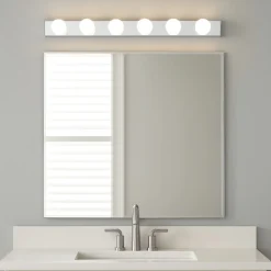 Applique Da Bagno-Ideal Lux prive ap6 applique bagni cromato luce per specchio