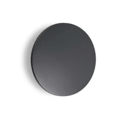 Applique Da Esterno-Ideal Lux punto ap d18 applique da esterno ip54 led 3000k tonda antracite