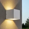 Applique Da Esterno-Ideal Lux rubik ap 4000k applique per esterno cubo bianco 8,5w