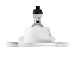 Faretti Da Incasso-Ideal Lux samba fi round d90 faretto da incasso tondo gu10