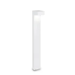 Lampioni Da Giardino-Ideal Lux sirio pt2 lampione da giardino 80cm bianco