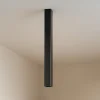 Faretti Da Soffitto-Ideal Lux sky pl1 faretto per cucina squadrato nero