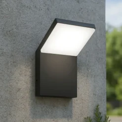 Applique Da Esterno-Ideal Lux style ap 3000k applique nera da esterno design
