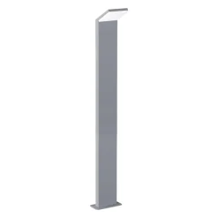 Lampioni Da Giardino-Ideal Lux style pt h100 lampione da esterno grigio led 9w 3000k