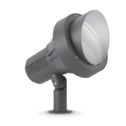 Faretti Da Esterno-Ideal Lux terra pr1 big faretto da terra con picchetto per giardino ip65 antracite