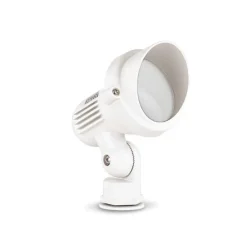 Faretti Da Esterno-Ideal Lux terra pr1 small faretto con picchetto per terreno esterno bianco ip65