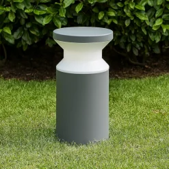 Lampioni Da Giardino-Ideal Lux torre pt1 h22 lampione basso per eserno