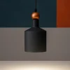 Lampade A Sospensione-Ideal Lux triade-3 sp1 lampada a sospensione antracite per tavolo