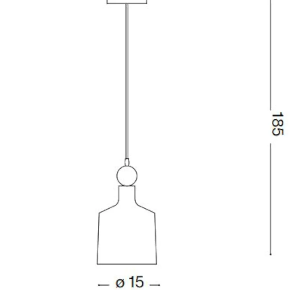 Lampade A Sospensione-Ideal Lux triade-3 sp1 lampada a sospensione antracite per tavolo