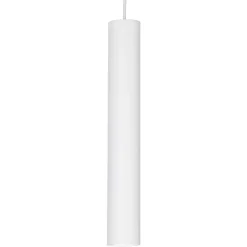 Lampade A Sospensione-Ideal Lux tube sp d6 lampada a sospensione cilindro bianco led 11w 3000k