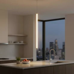 Lampade A Sospensione-Ideal Lux tubix sp d075 lampada a sospensione led 3000k 75cm