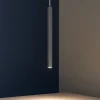 Lampade A Sospensione-Ideal Lux ultrathin lampada a sospensione per isola cucina nero quadrato led 3000k 11,5w 100cm