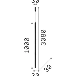 Lampade A Sospensione-Ideal Lux ultrathin sp d100 round cromo lampada a sospensione