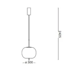 Lampade A Sospensione-Ideal Lux umile-1 sp1 lampada a sospensione vetro bianco led 3000k