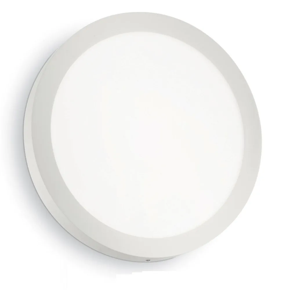 Plafoniere Moderne-Ideal Lux universal pl d17 plafoniera a cucina 12w 3000k bianca rotonda
