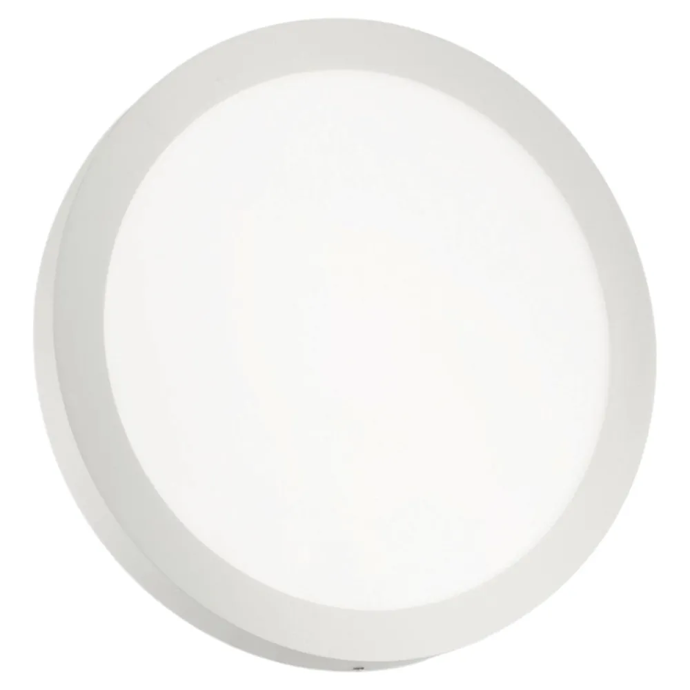 Plafoniere Moderne-Ideal Lux universal pl d30 round plafoniera per cucina 24w 3000k rotonda bianca