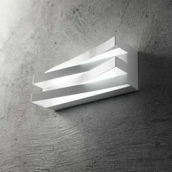 Applique Da Parete-Ideal Lux virtus ap 3000k applique design led 17w 3000k bianca