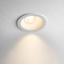 Faretti Da Incasso-Ideal Lux virus faretto da incasso led tondo 3w 3000k bianco