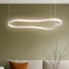 Lampadari Moderni-Ideal Lux waves-2 sp lampadario moderno per salotto bianco led 125 cm