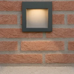 Segnapasso Led-Ideal Lux wire segnapasso per esterno antracite incasso parete led 4w 3000k ip65