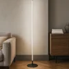 Lampade Da Terra-Ideal Lux yoko lampada da terra design moderna led 3000k nera