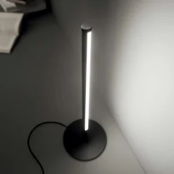 Lampade Da Terra-Ideal Lux yoko lampada da terra design moderna led 3000k nera