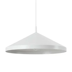 Lampadari Cucina-Ideal Lux yurta sp1 d50 grande lampadario pendente da cucina cono bianco
