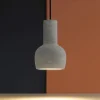 Lampade A Sospensione-Ideal Lux Idea lux oil-3 sp1 lampada a sospensione cemento per comodino camera da letto